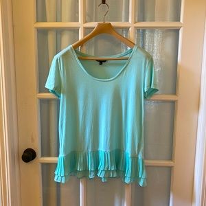 Banana Republic size small aqua shirt